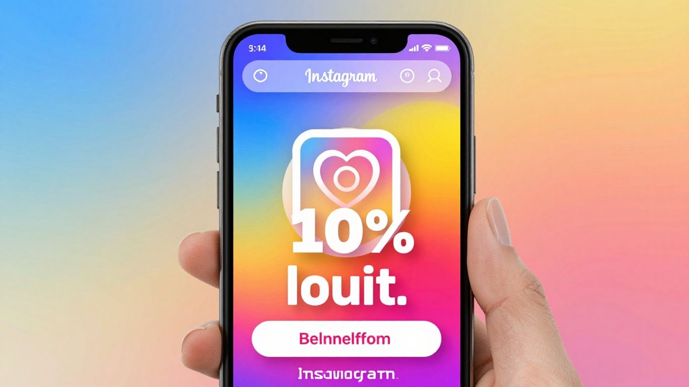 Instagram advertisement on a smartphone screen.