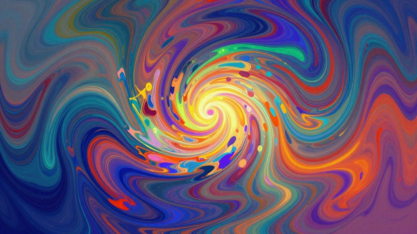 Abstract evolving colors symbolizing brand growth and adaptability.