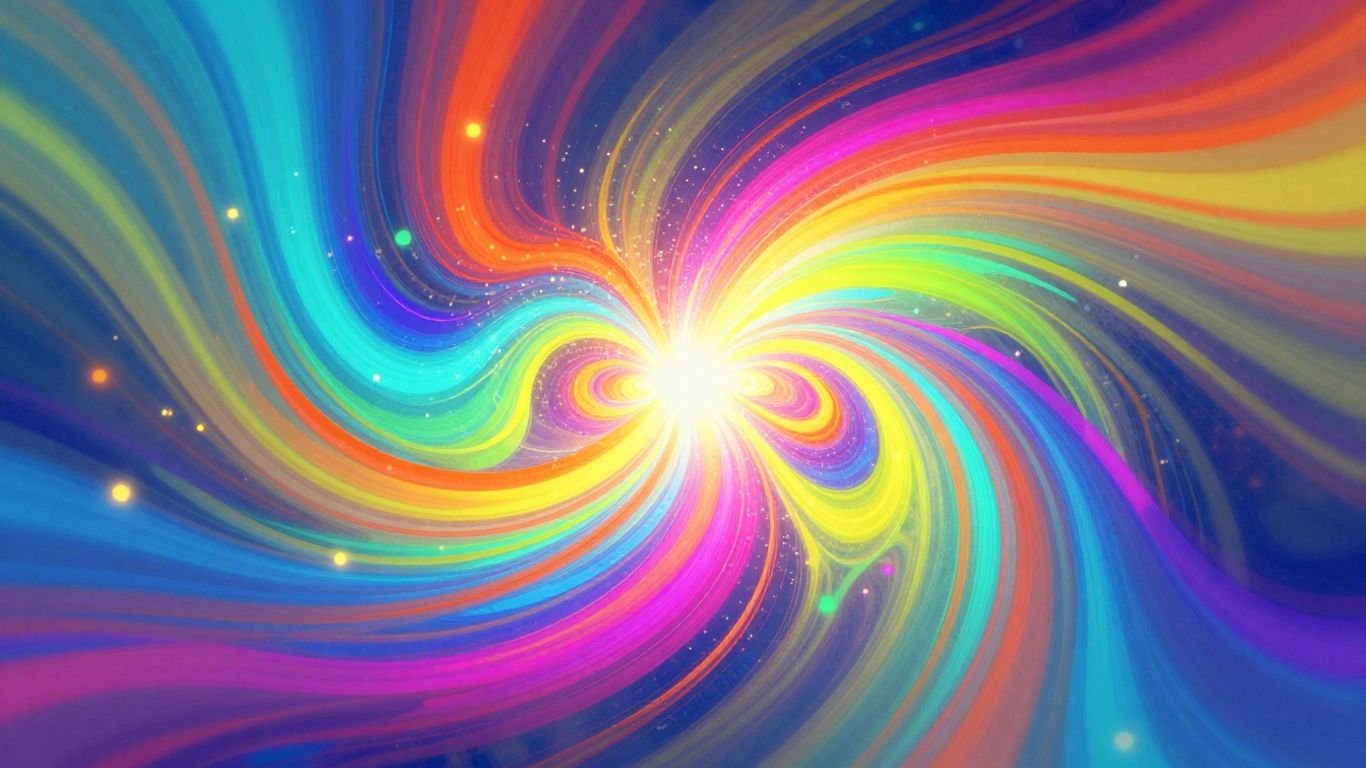 Abstract visualization of business funnel data flow.