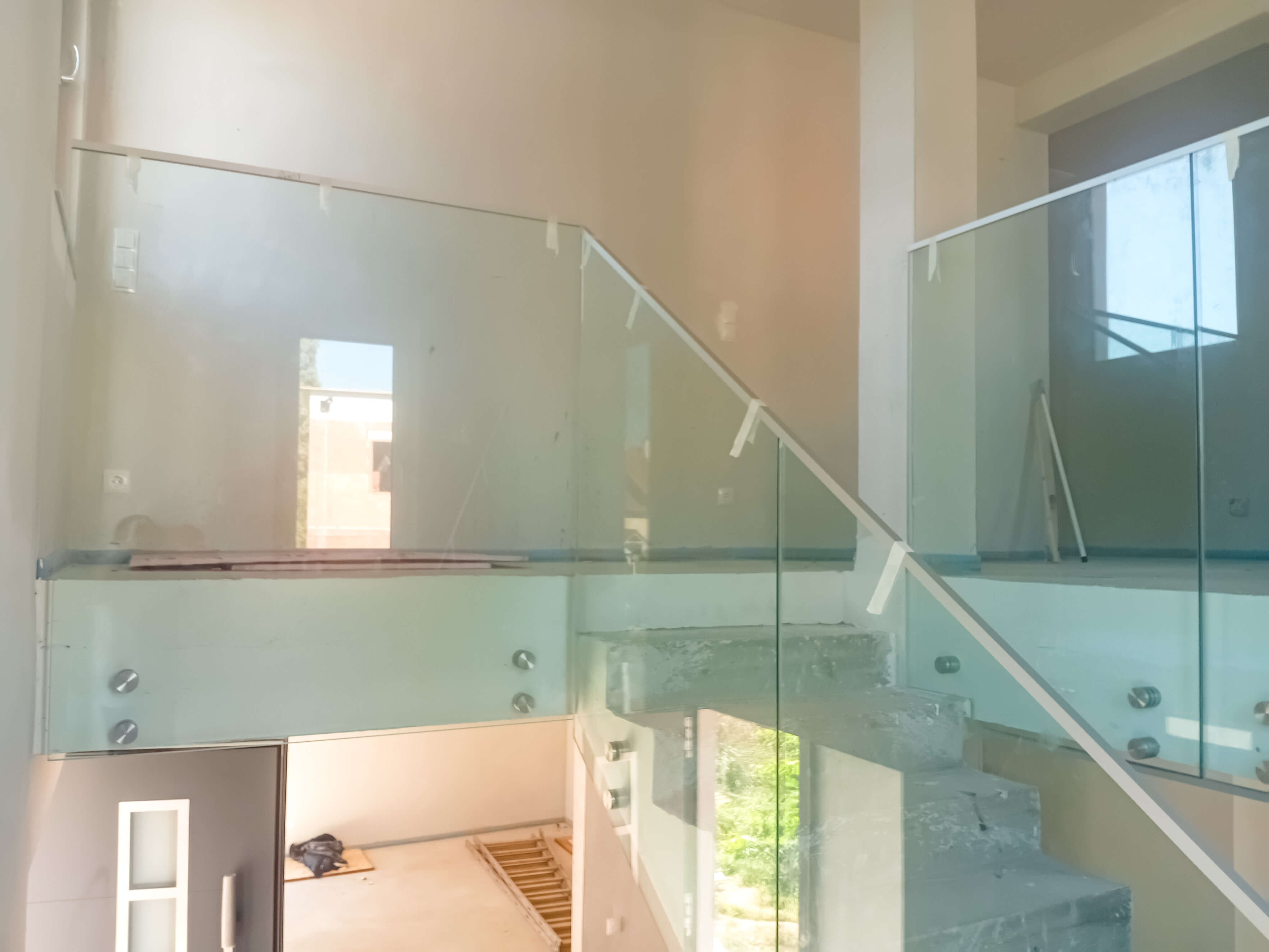 Staklena ograda sa “spider” sistemom