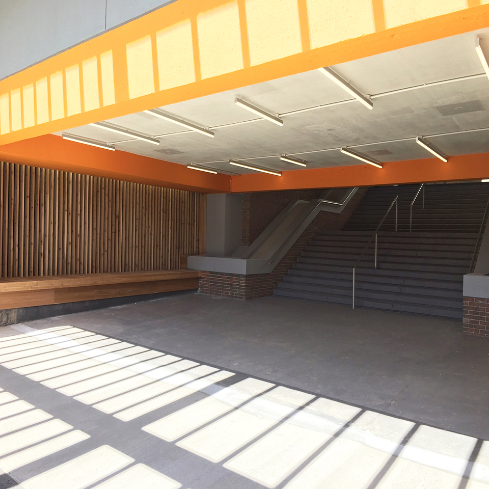 stairway at Nova Place office building