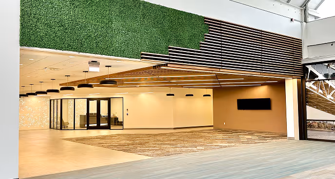 hallway in Nova Place office building
