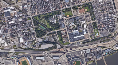map view of Nova Place campus in Pittsburgh