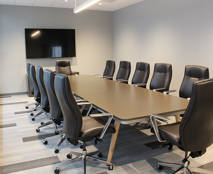empty Nova Place conference room