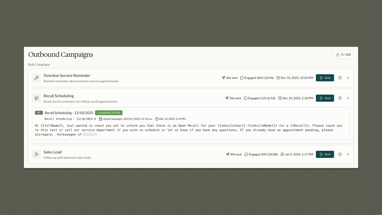 Outbound Beta Launch