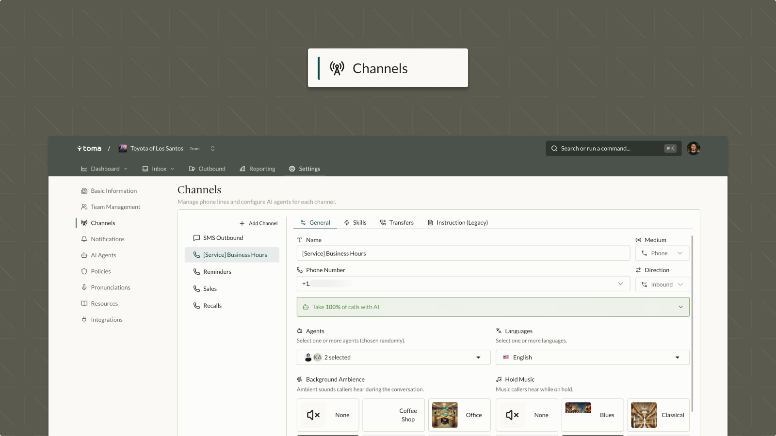 Introducing Channels & Transfer Targets