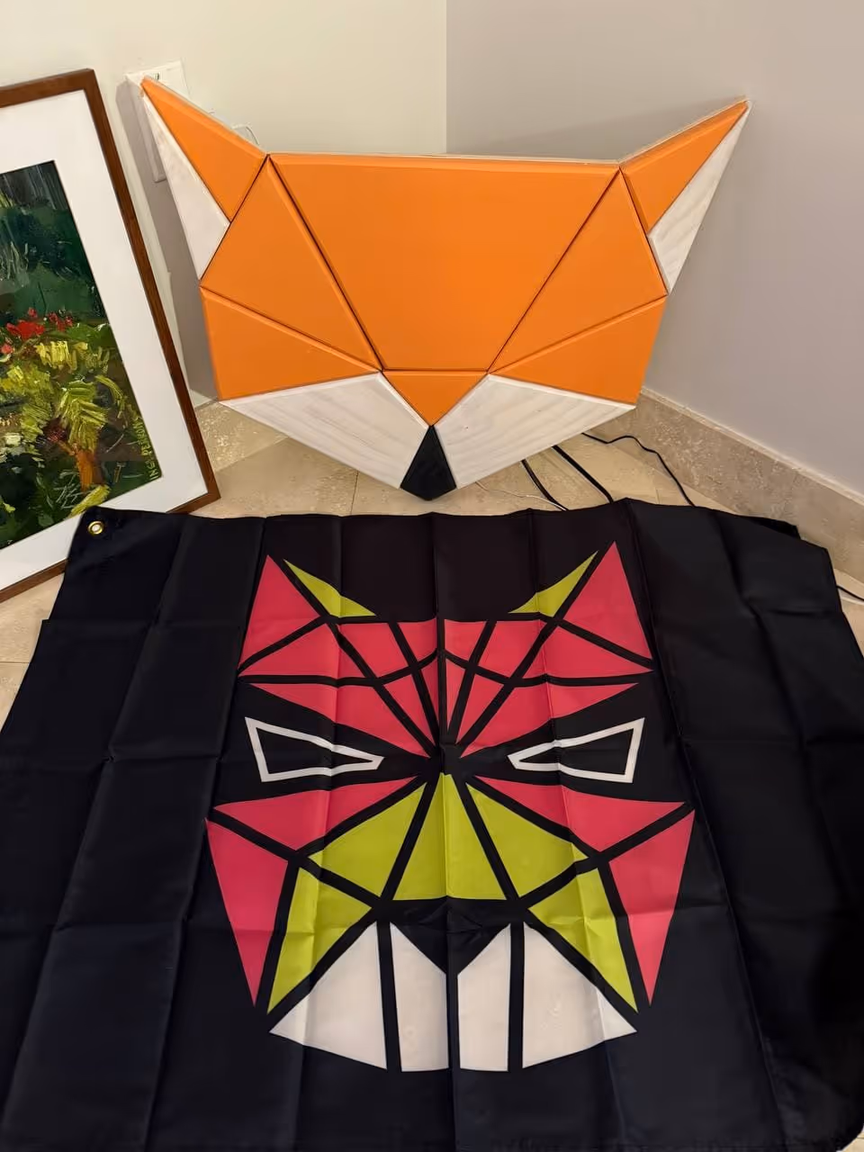 Saboku art car flag