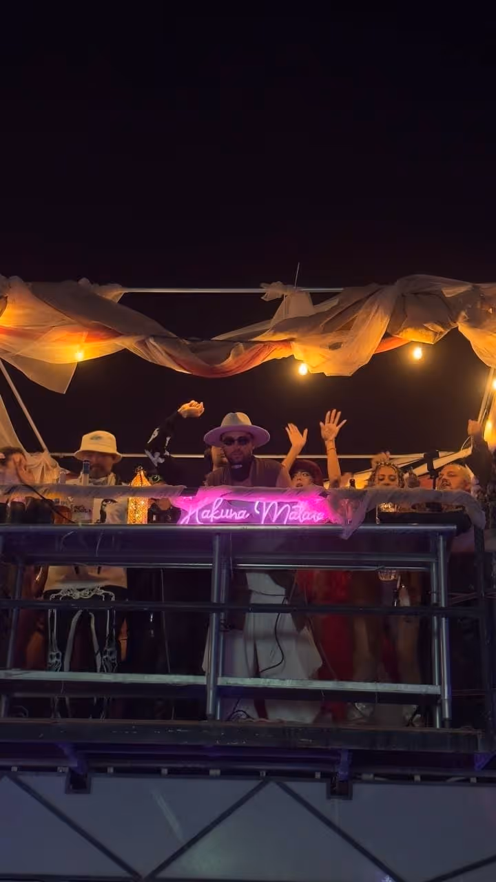 Art car dance floor