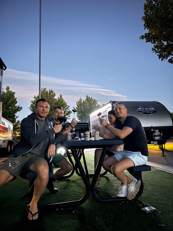 Camp evening hangout