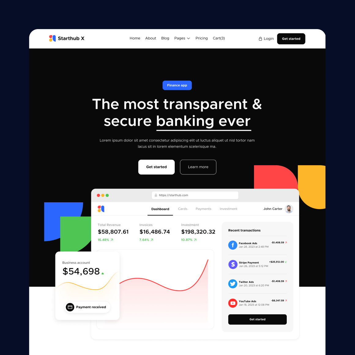 Portfolio Gallery Four Image - Subscription X Webflow Template
