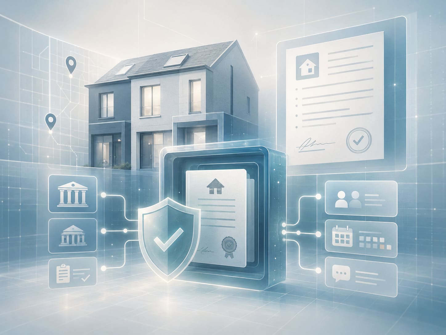 Tenancy deposit protection system in England connected to rental records and address history.