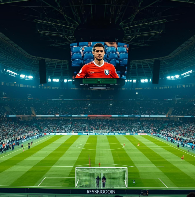 Videowall im Stadion