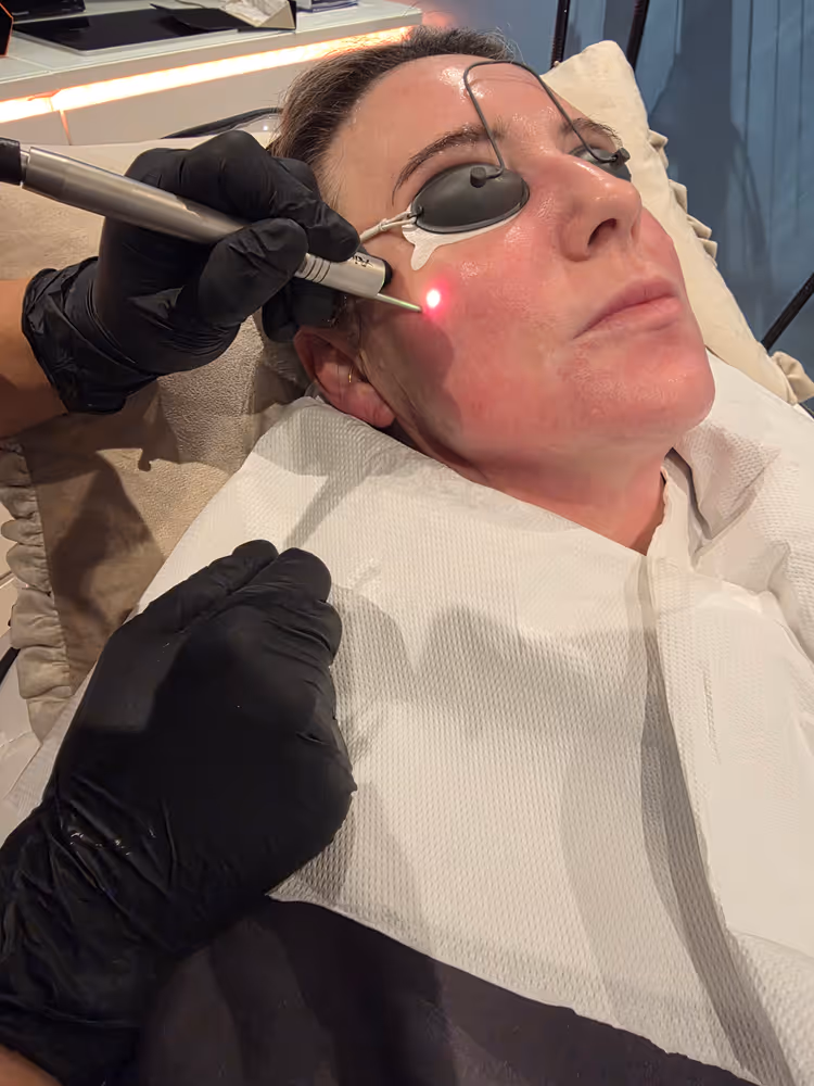 image of a vet writing notes