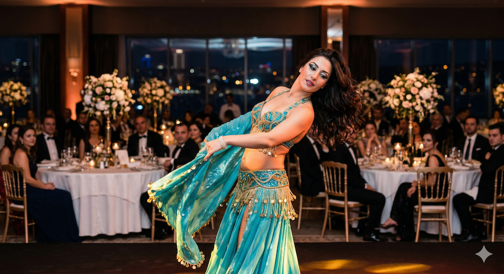 Profesyonel dansöz kiralama İstanbul - Diamond Organizasyon oryantal dans gösterisi