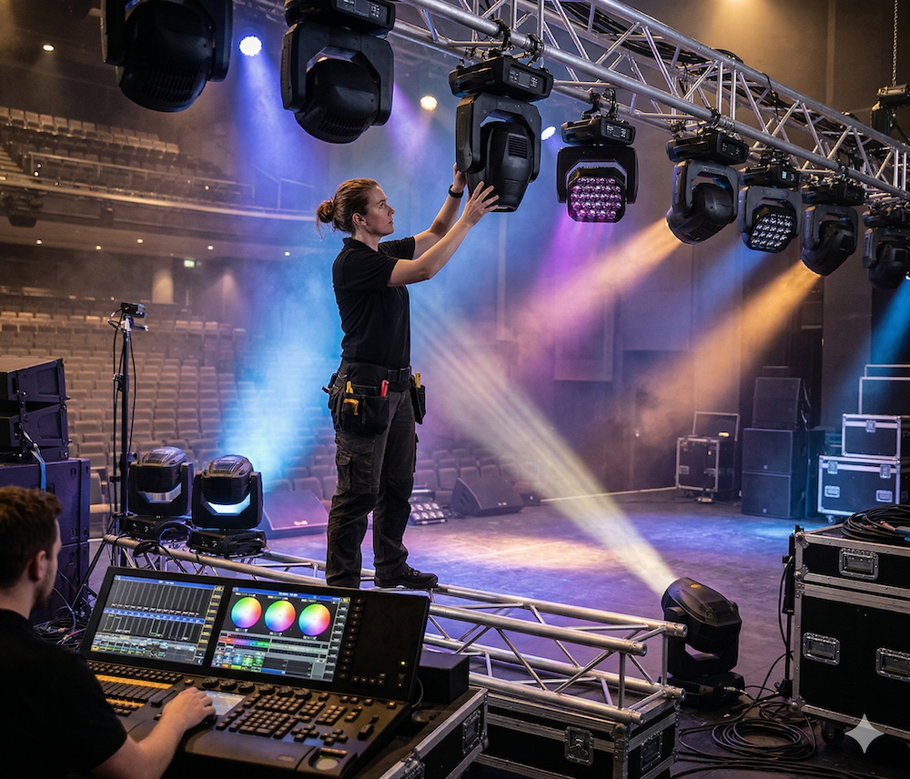 Dansöz kiralama ışık ve sahne düzeni