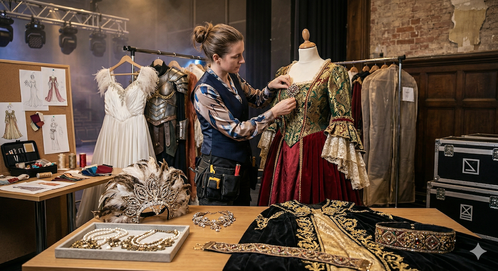 Dansöz kostüm ve aksesuar hazırlığı