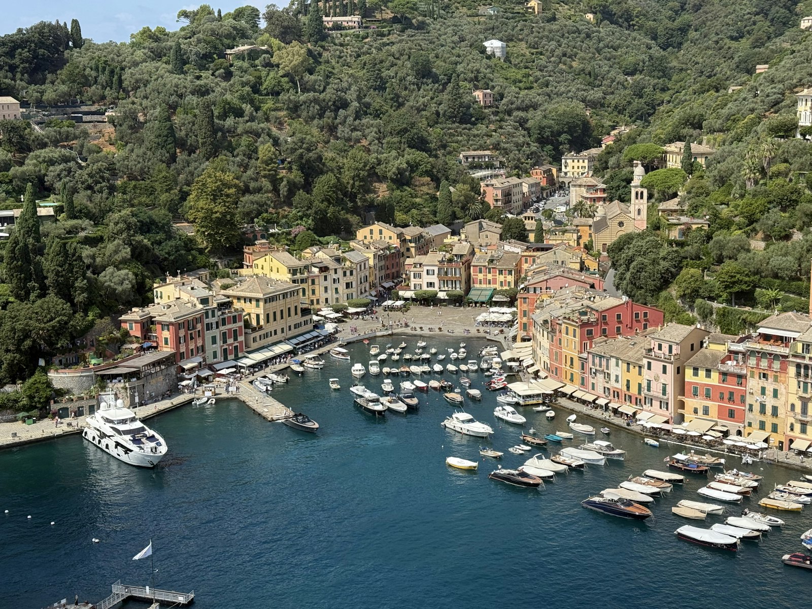 Bunte Häuser am Hafen von Portofino: Ferienwohnung in Santa Margherita Ligure und Portofino vermieten