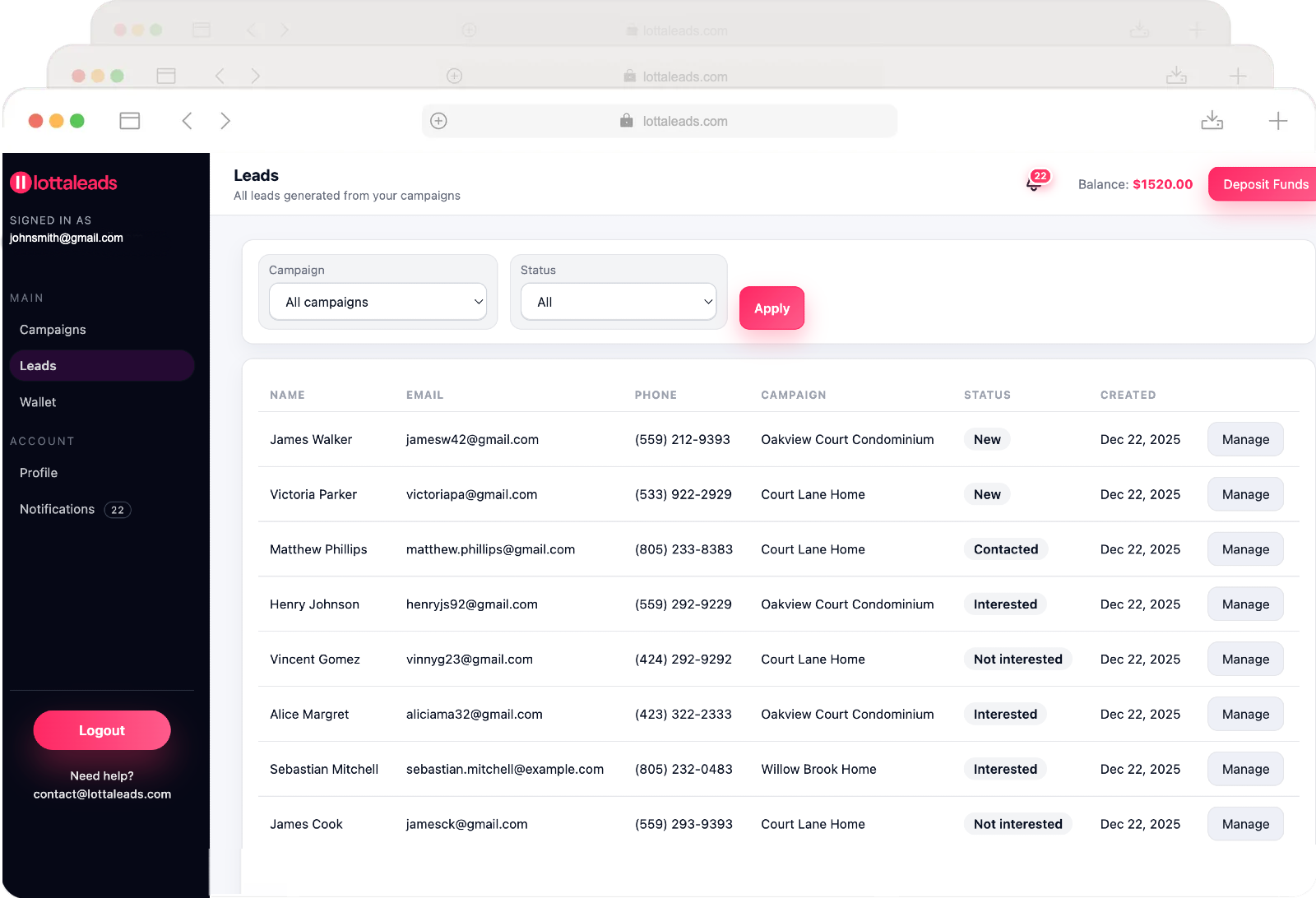 Product Dashboard Image
