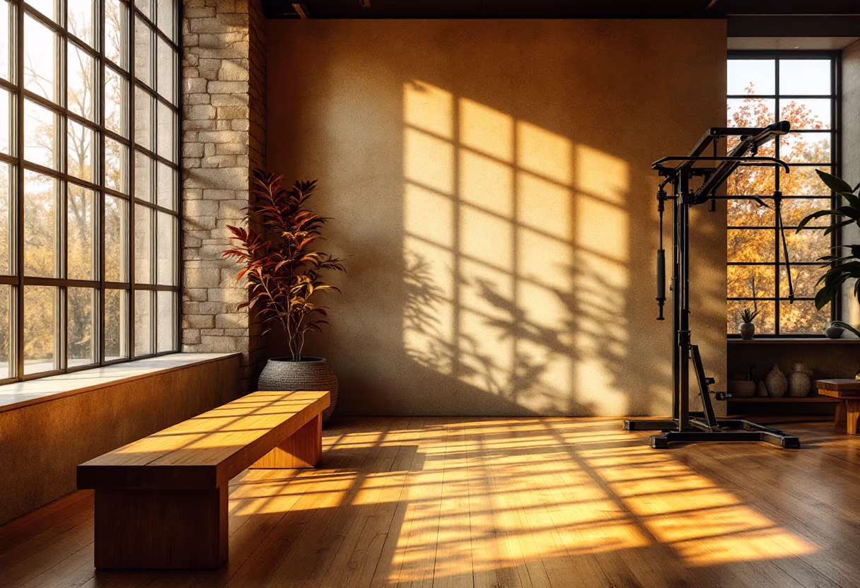 image of weightlifting session (for a gym)