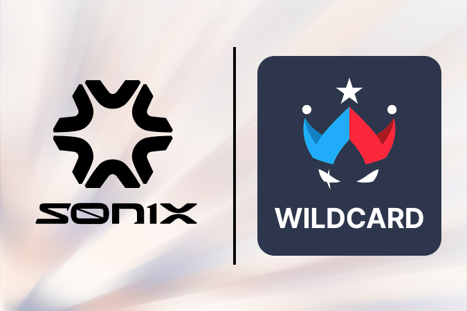 Visual showing Sonix and Wildcard Gaming partnership