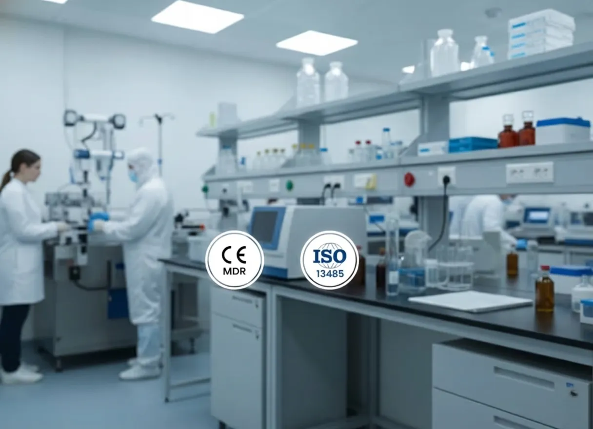 image of ai software in healthcare action at a patient care station