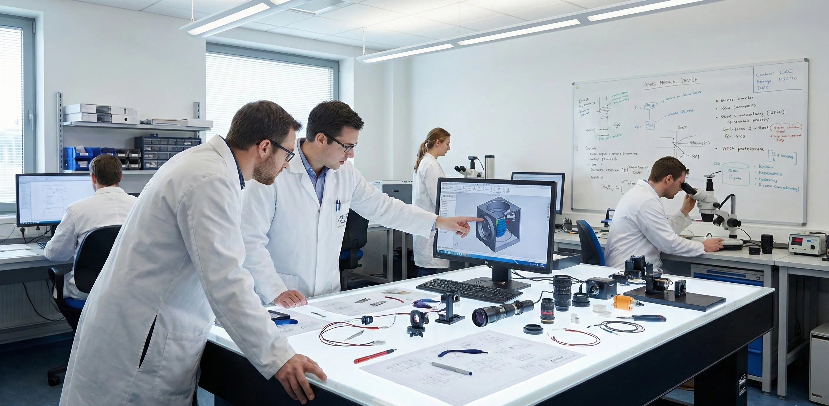 [background image] office space (for a tech gadgets store)