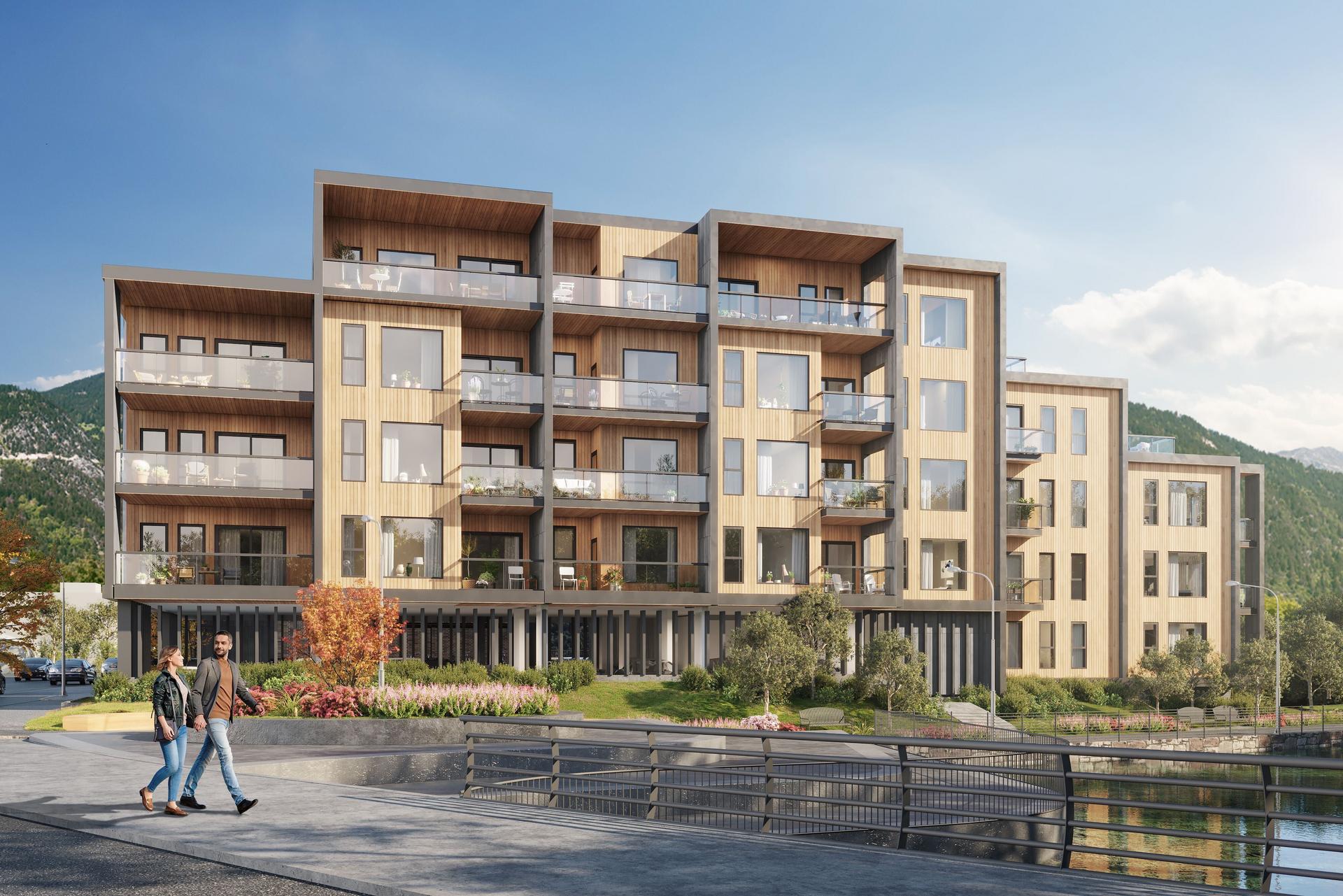 - Utsjånad når bygget er ferdigstilt -