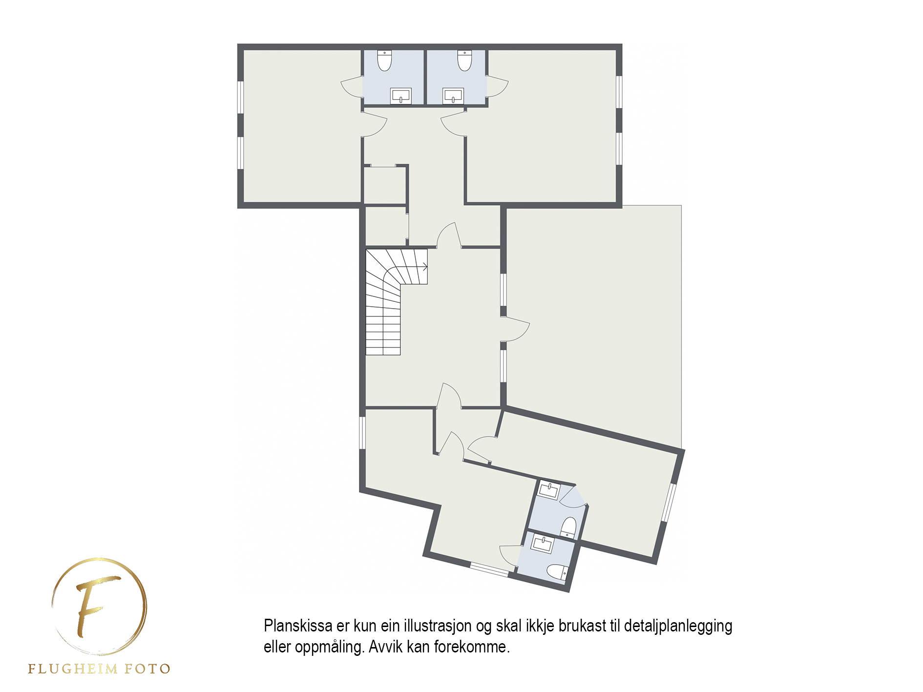 Planteikning 3etasje