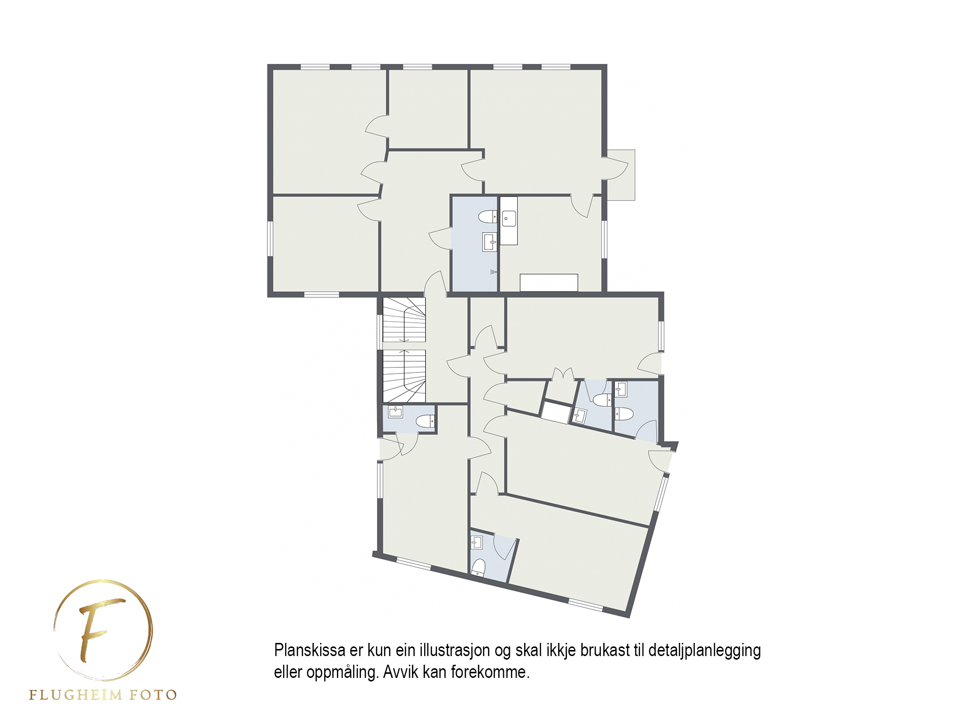 Planteikning 2.etasje