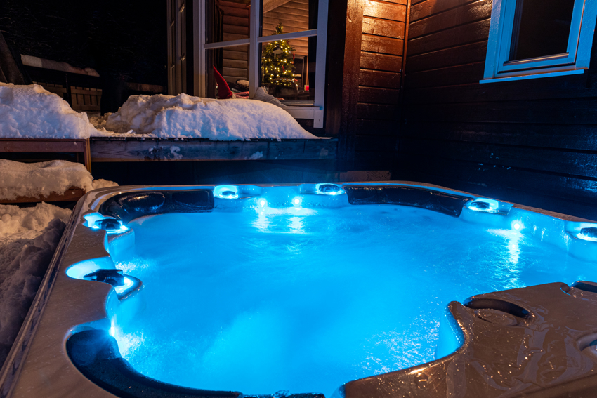 ... med Jacuzzi og flott utsikt.