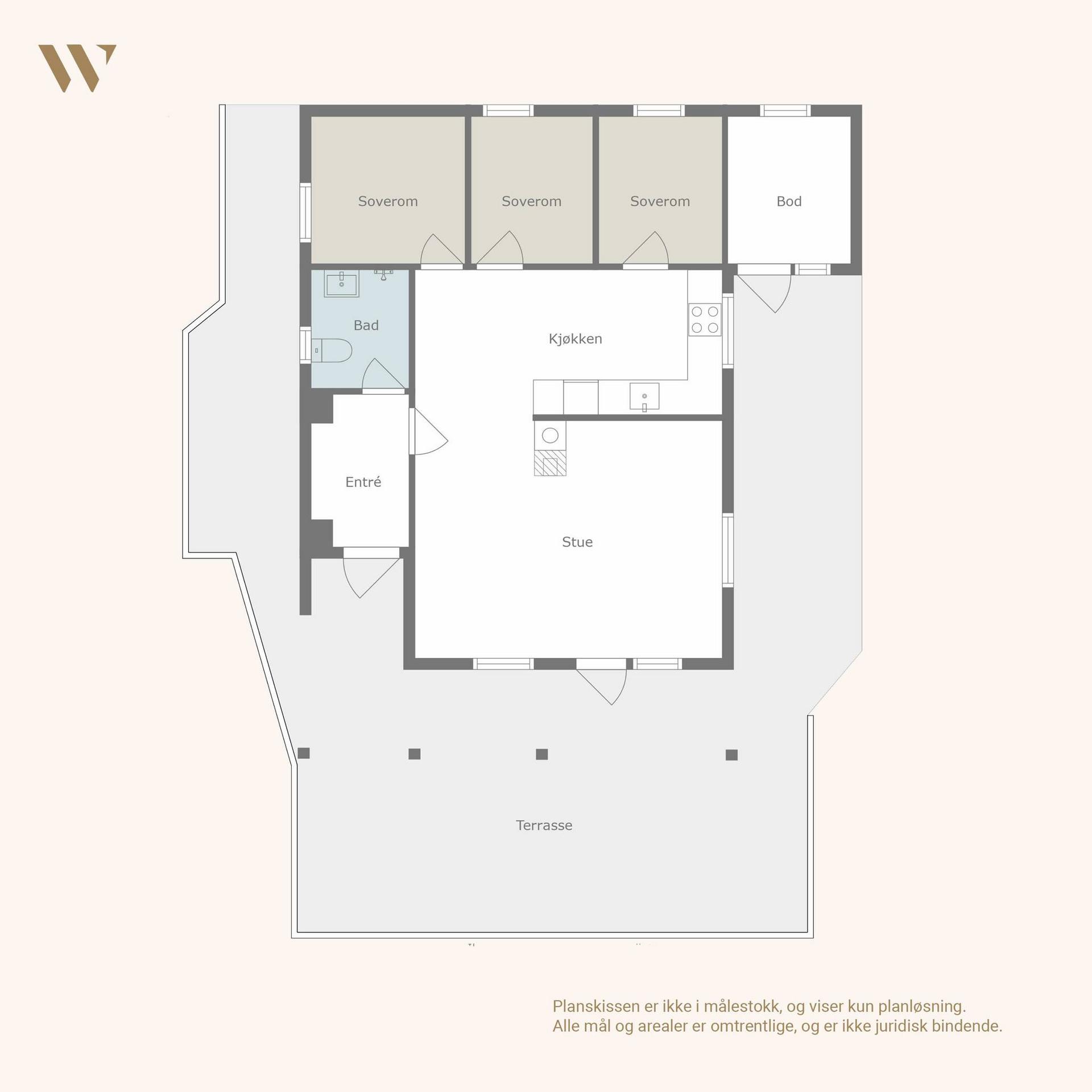 - Plantegning Hovedplan - 