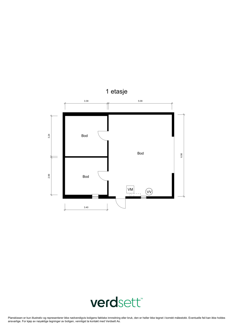 - Plantegning kjeller -