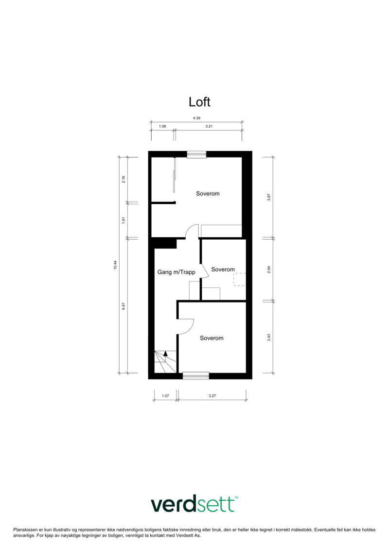- Plantegning loft - 