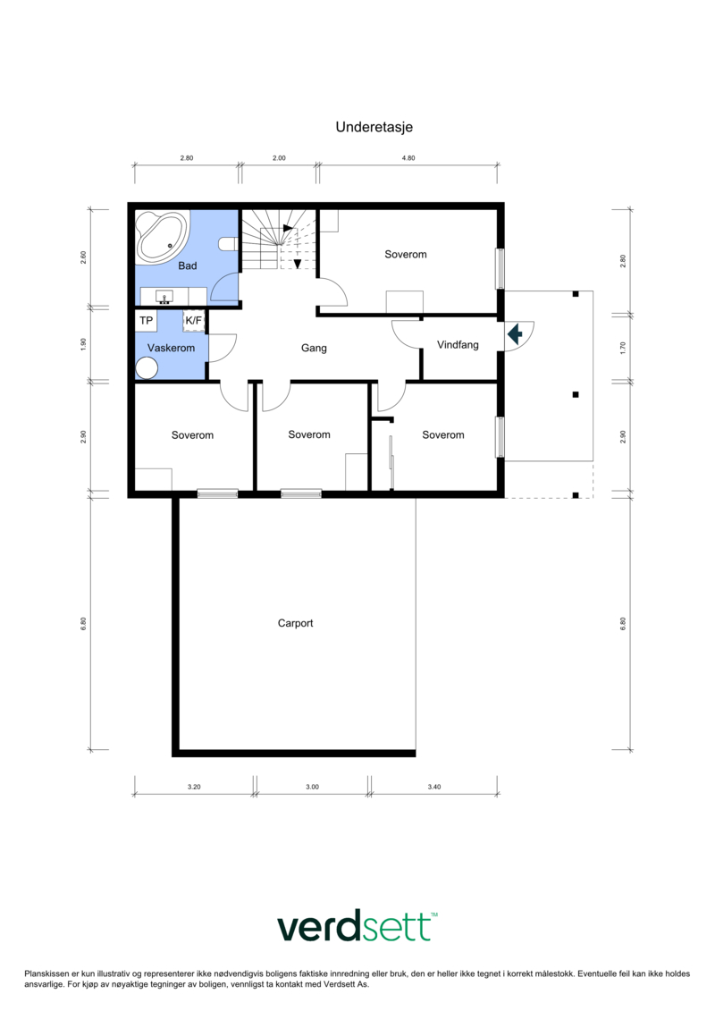 - Plantegning 1. etg - 