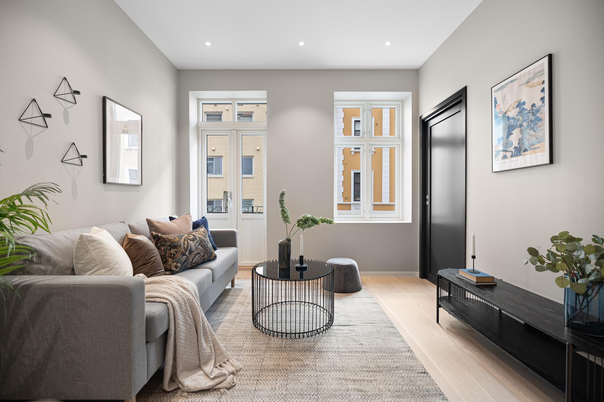 Her får du en innflytningsklar leilighet hvor både estetikk, komfort og tekniske løsninger er løftet til dagens nivå.