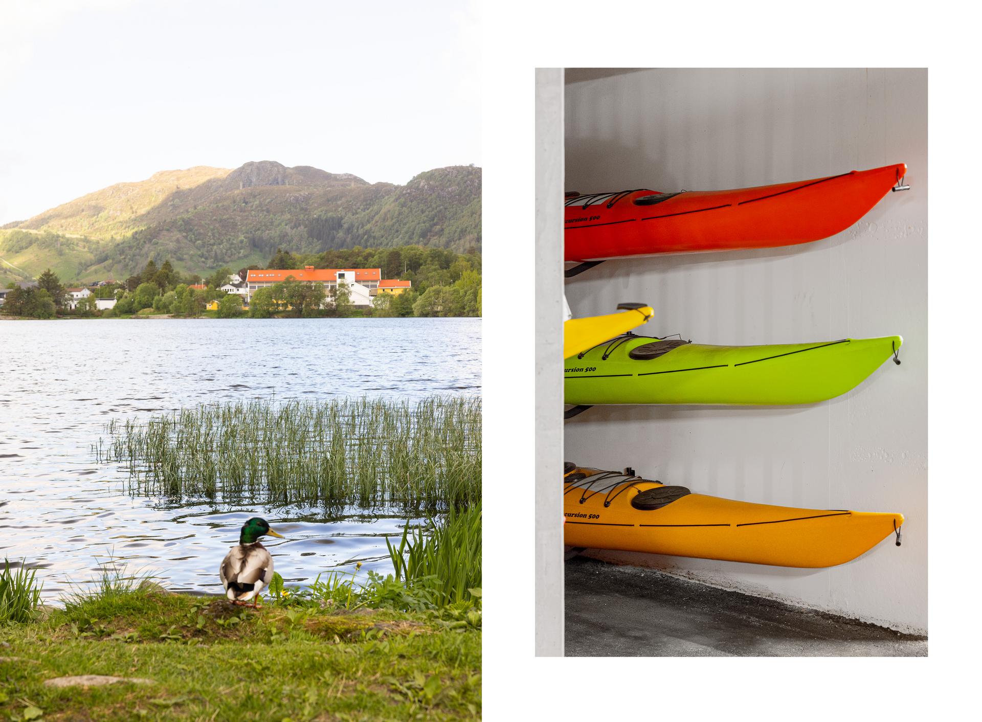 Den perfekte plassen for både padling, bading og friluftsliv.