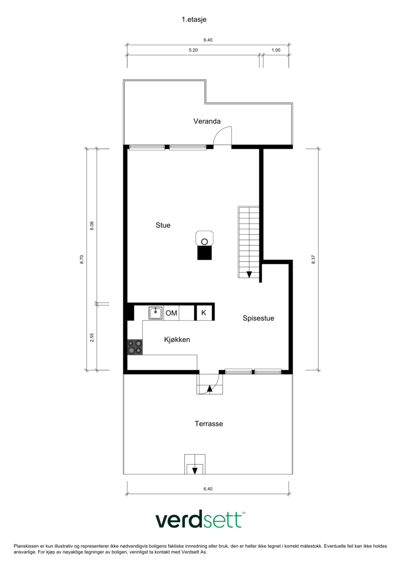 - Plantegning 2.etg -