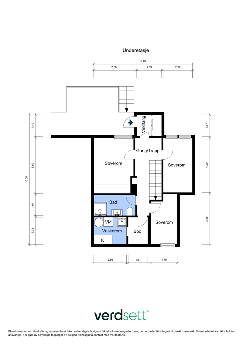 - Plantegning 1.etg - 