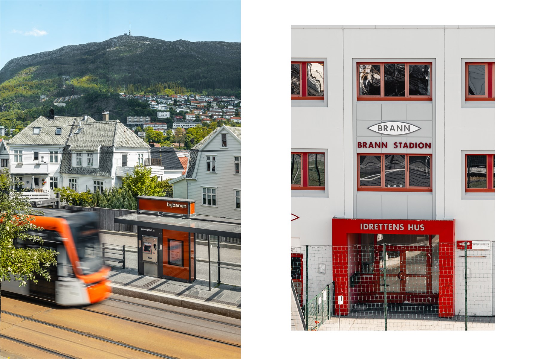 Eiendommen har gode kollektivforbindelser med enkel tilgang til både buss og Bybanen.