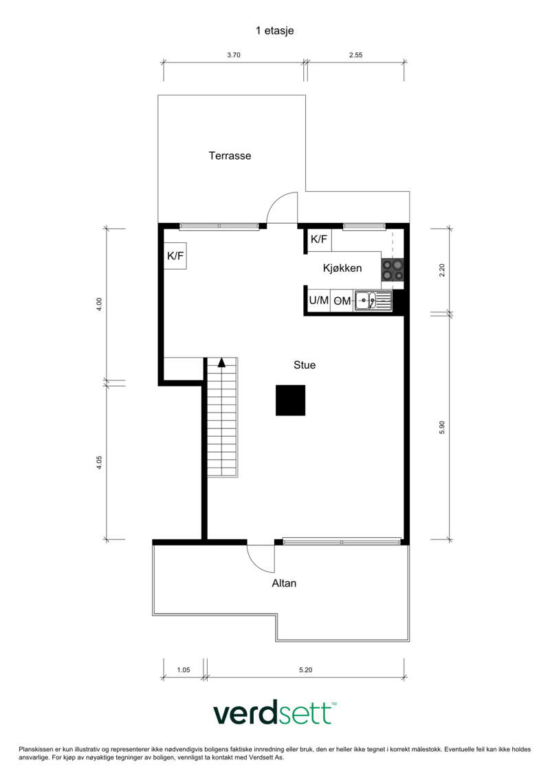 - Plantegning 2.etg - 