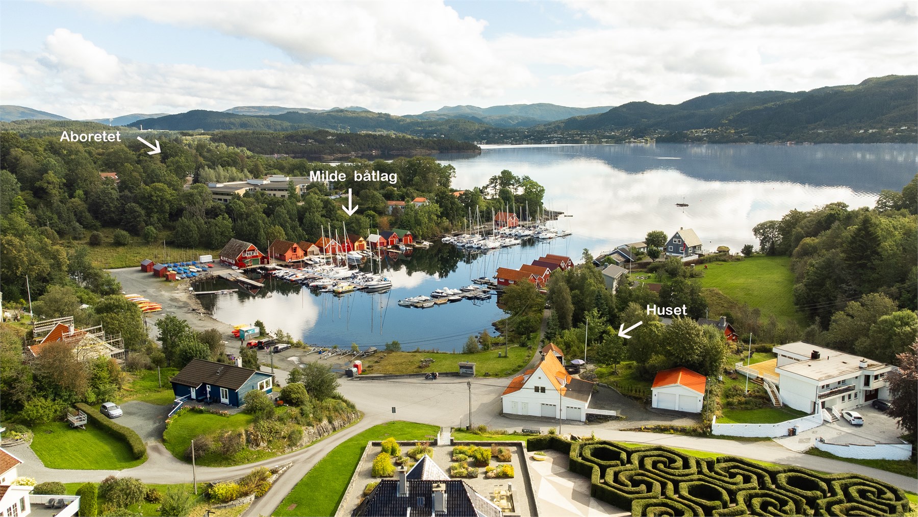 Eiendommen byr i dag på en spennende kombinasjon av bolig, utleie, garasje og lagringsarealer.
