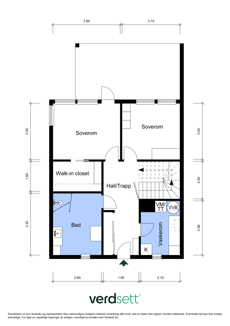 - Plantegning 1. etg - 