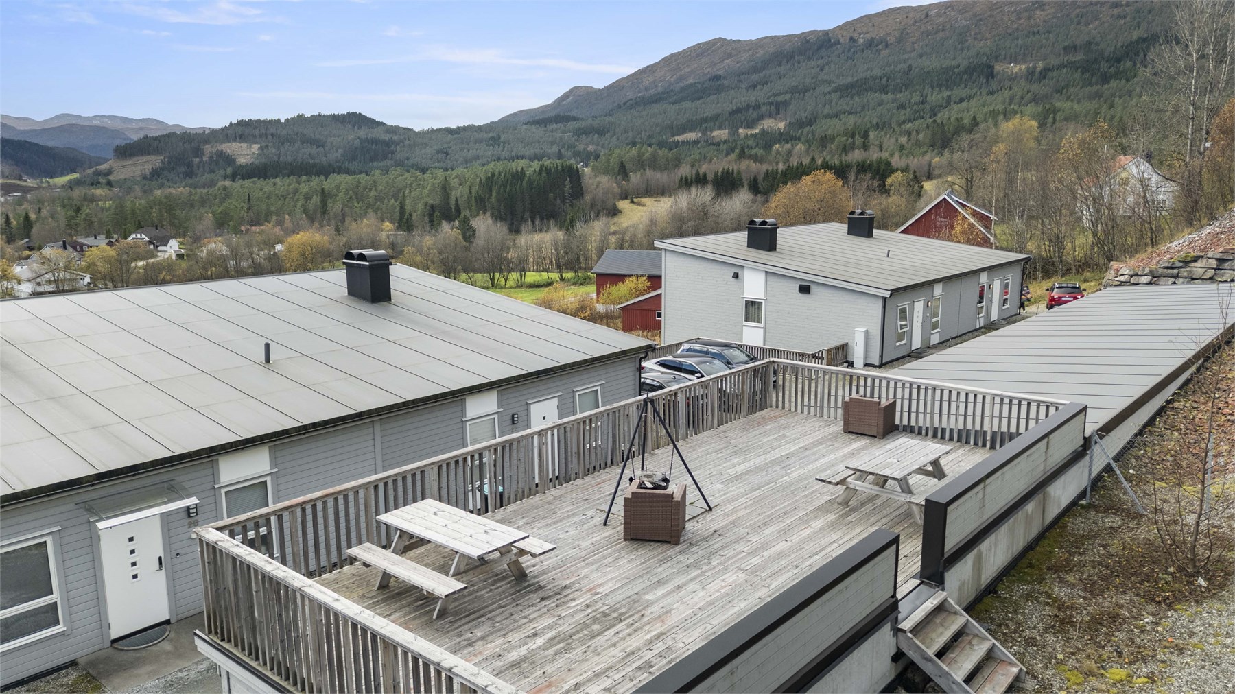 - Sameiet har en felles takterrasse på 62m² -
