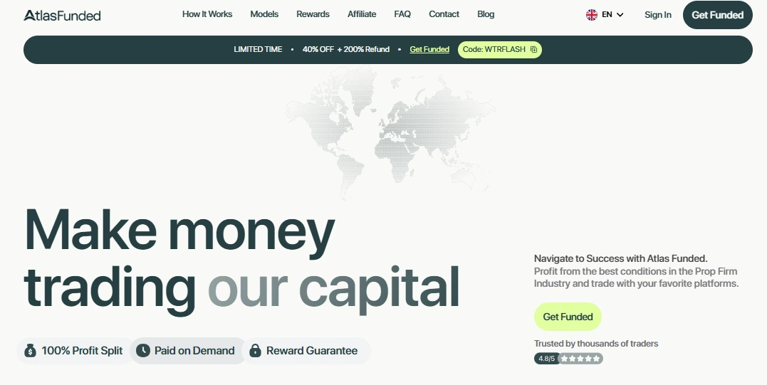 Atlas Funded – Best Overall