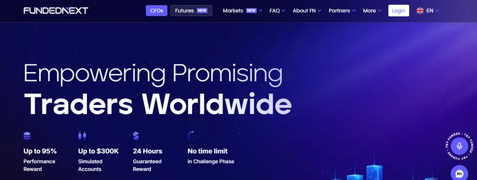 FundedNext –  Best for Small-Scale Trading