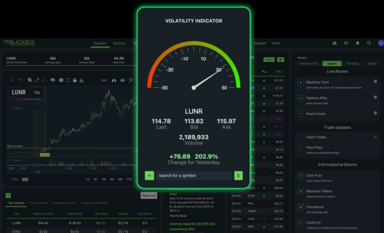 Blackbox volatility indicator