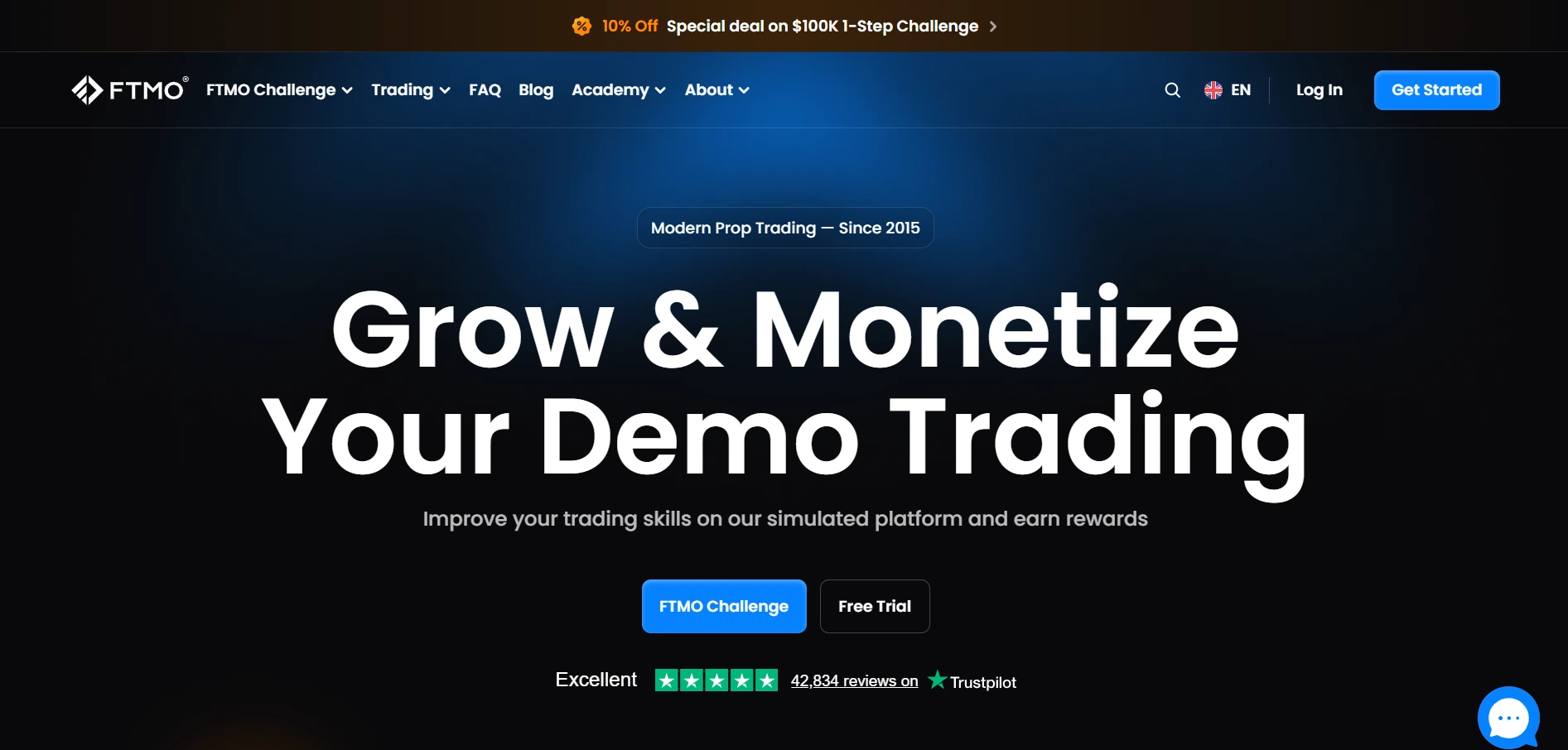 FTMO — Best for Experienced Traders