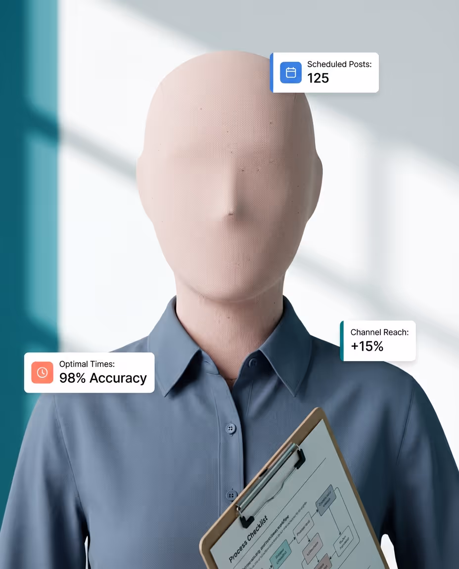 Content Publishing Scheduler - Auto-publish across channels at optimal times