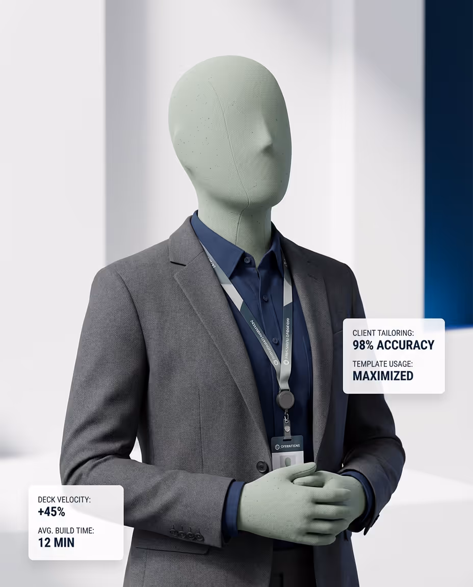 Client Pitch Deck Generator - Build client decks in minutes not hours