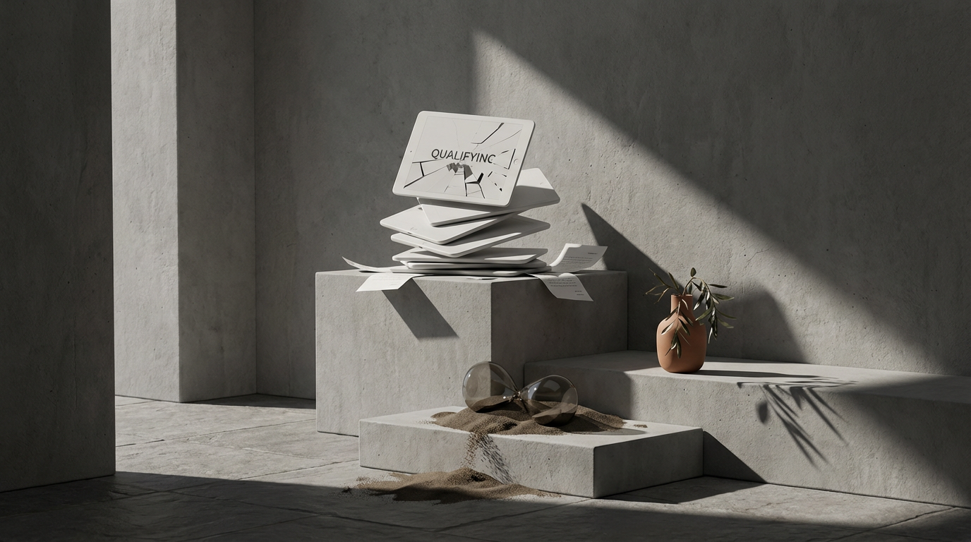 Reactive Lead Qualification: Hours spent qualifying leads that aren't ready or don't fit, stealing time from serious buyers